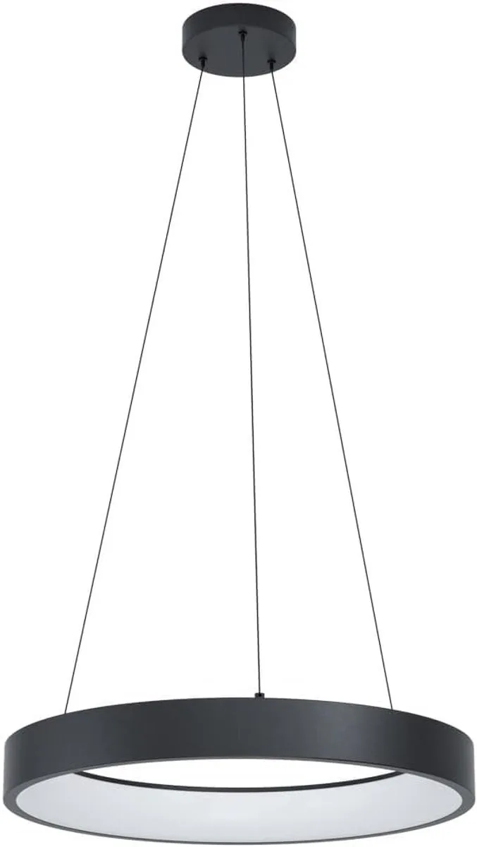 Eglo 32324 hanglamp Crosslink MARGHERA-C zwart H:110cm Ø:60cm dimbaar 2700-6500K met Connect functie von EGLO connect in Weiß – Produktfoto