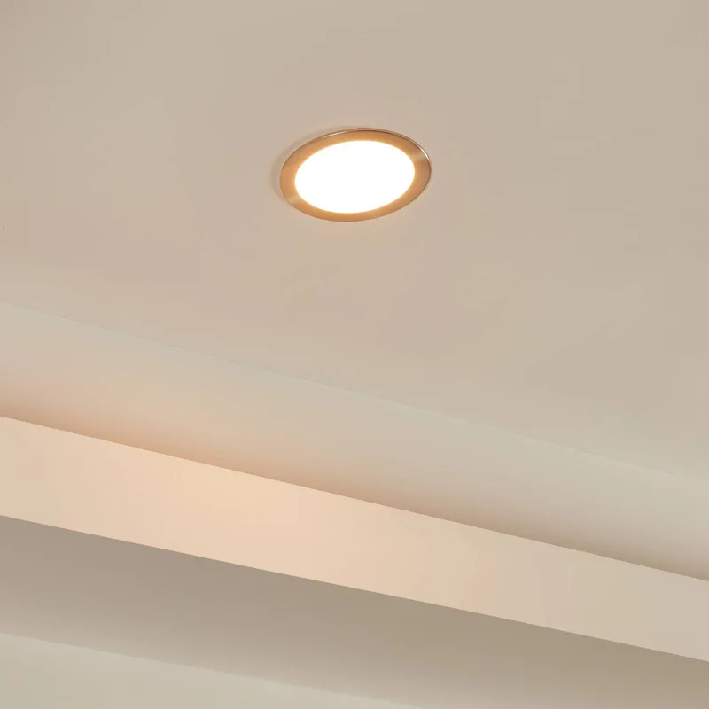Fueva-C LED inbouwspot CCT Ø16,5cm de EGLO connect en Mat nikkel – photo produit 2 sur 5