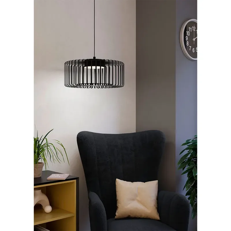 LED hanglamp Ginestrone-Z, 1-lamp by EGLO connect in Black – product photo 5 of 5