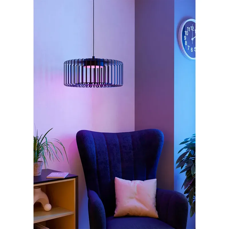 LED hanglamp Ginestrone-Z, 1-lamp by EGLO connect in Black – product photo 4 of 5