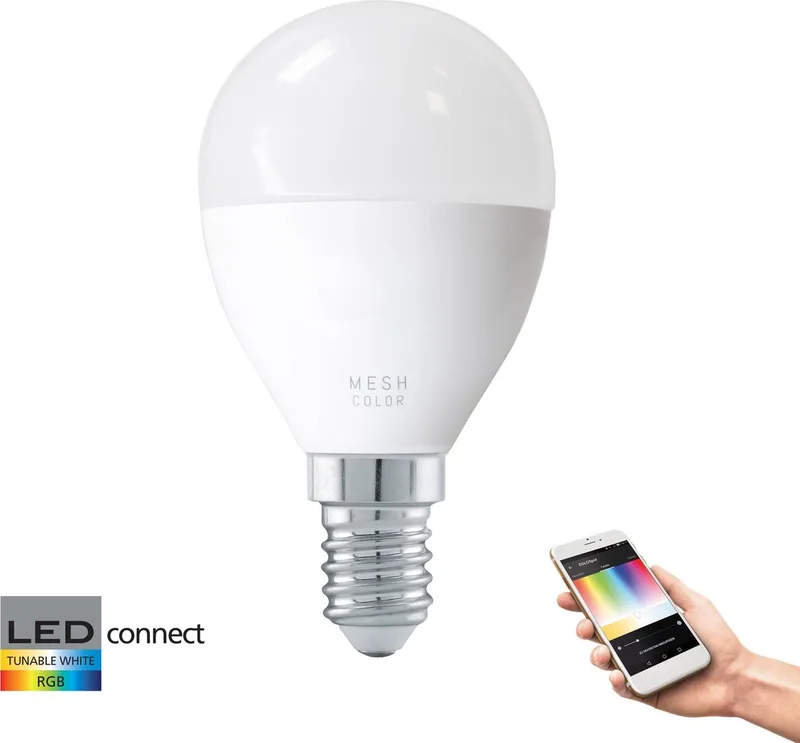 LED Lamp - E14 - Wit en gekleurd licht - Ø50 - 400lm von EGLO connect – Produktfoto