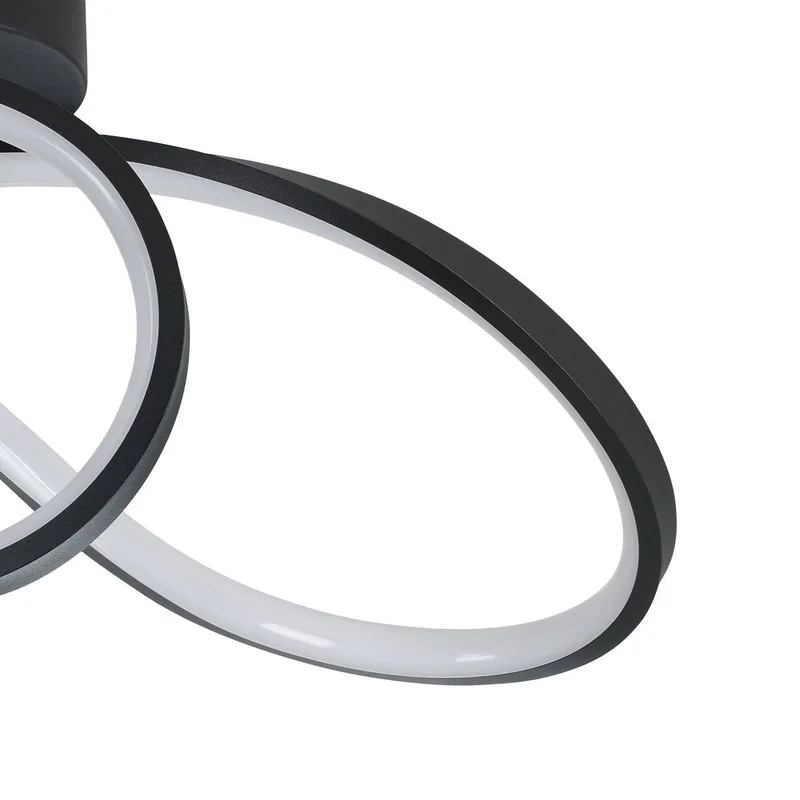 LED plafondlamp Calarossa-Z, aluminium van EGLO connect in Zwart – productfoto 5 van 5