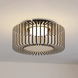 LED plafondlamp Ginestrone-Z, aluminium från EGLO connect i Svart – produktbild 1 av 5