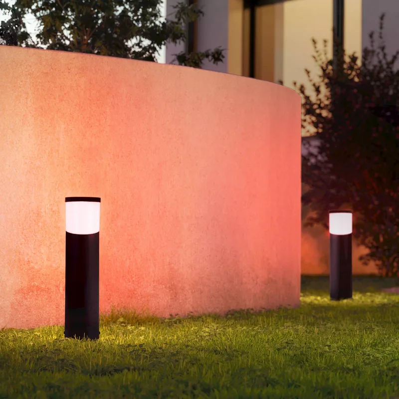 LED sokkellamp Basalgo-Z van EGLO connect in Zwart – productfoto 2 van 4