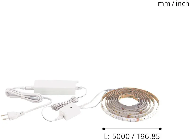 LED-Streifen EGLO connect, EGLO CONNECT, CCT by EGLO connect in White – product photo 1 of 5