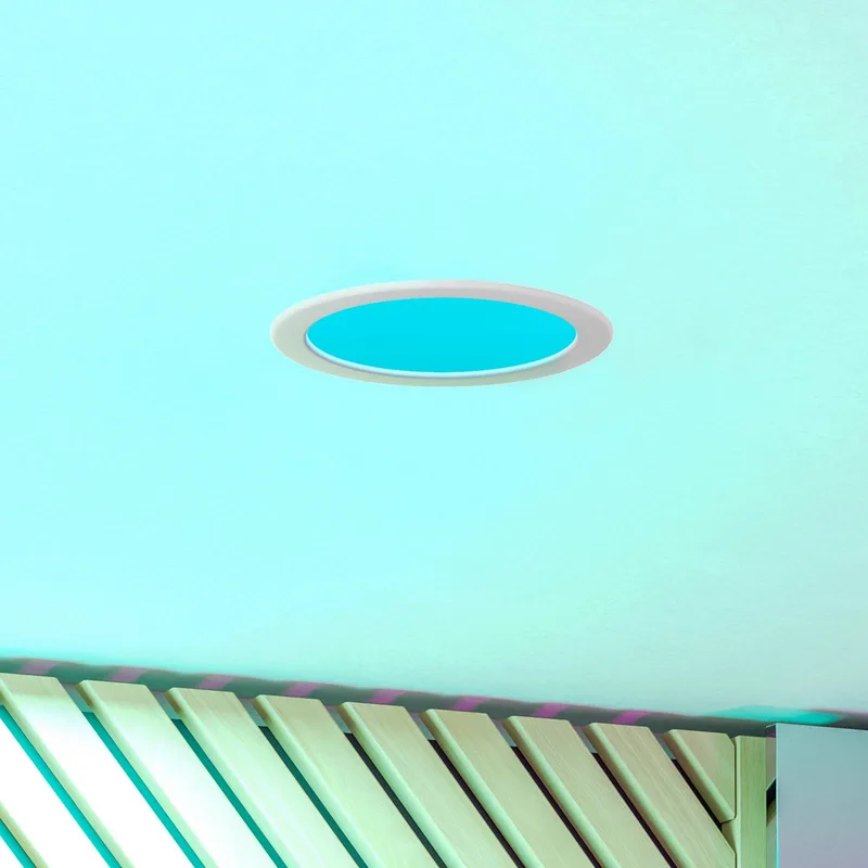 Smart-LED-Einbauleuchte Fueva 6-Z, Ø 16cm van EGLO connect in Wit – productfoto