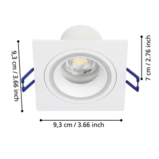 Smart LED lamp Carosso-Z, 9 x 9 cm van EGLO connect in Wit – productfoto 4 van 5
