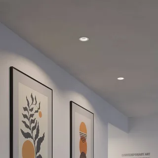 Smart LED lamp Carosso-Z, Ø 9 cm van EGLO connect in Wit – productfoto 2 van 5