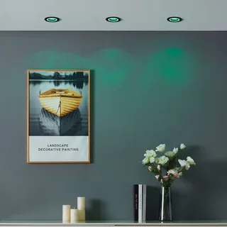 Smart LED lamp Carosso-Z, Ø 9 cm, zwart van EGLO connect in Zwart, Wit – productfoto 5 van 5
