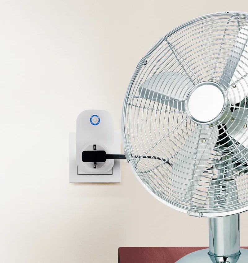 WLAN-Steckdose CONNECT-C PLUG Smart Home Steckdose, max. 2300 W, Einzelgerät Smart Plug, 1x Smart Plug für App-Steuerung und Strommessung im Innenbereich, Smart-Stecker mit Strommessung, App-Steuerung und Timerfunktion van EGLO connect in Wit – productfoto 2 van 5