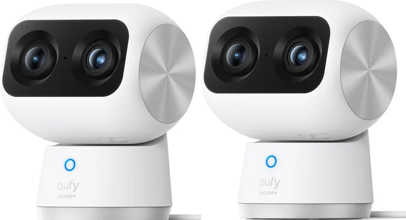 4K Indoor Beveiligingscamera 2-Pack - Bedraad - Wit de eufy en S350 – photo produit