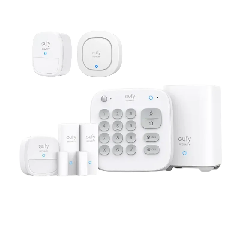 5-Piece Home Alarm Kit + Motion Sensor + eufy Security Siren White de eufy – photo produit