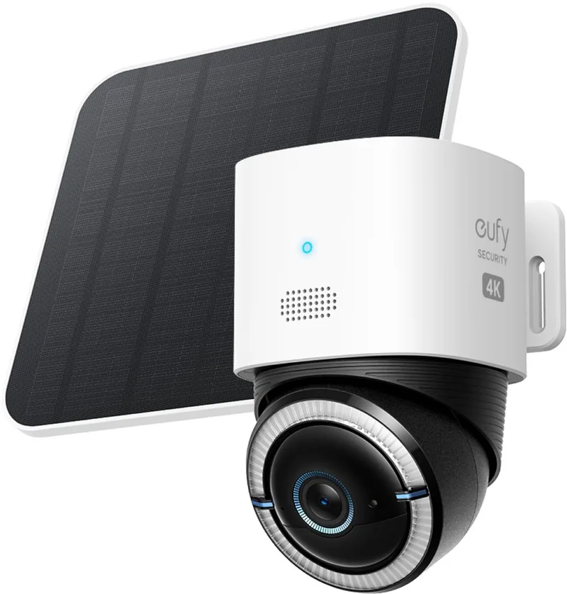 Buitencamera S330 4G LTE - Outdoor Cam - 4K UHD - Pan & Tilt - Zonnepaneel - AI Tracking - Inclusief SIM-kaart by eufy in White – product photo 1 of 2