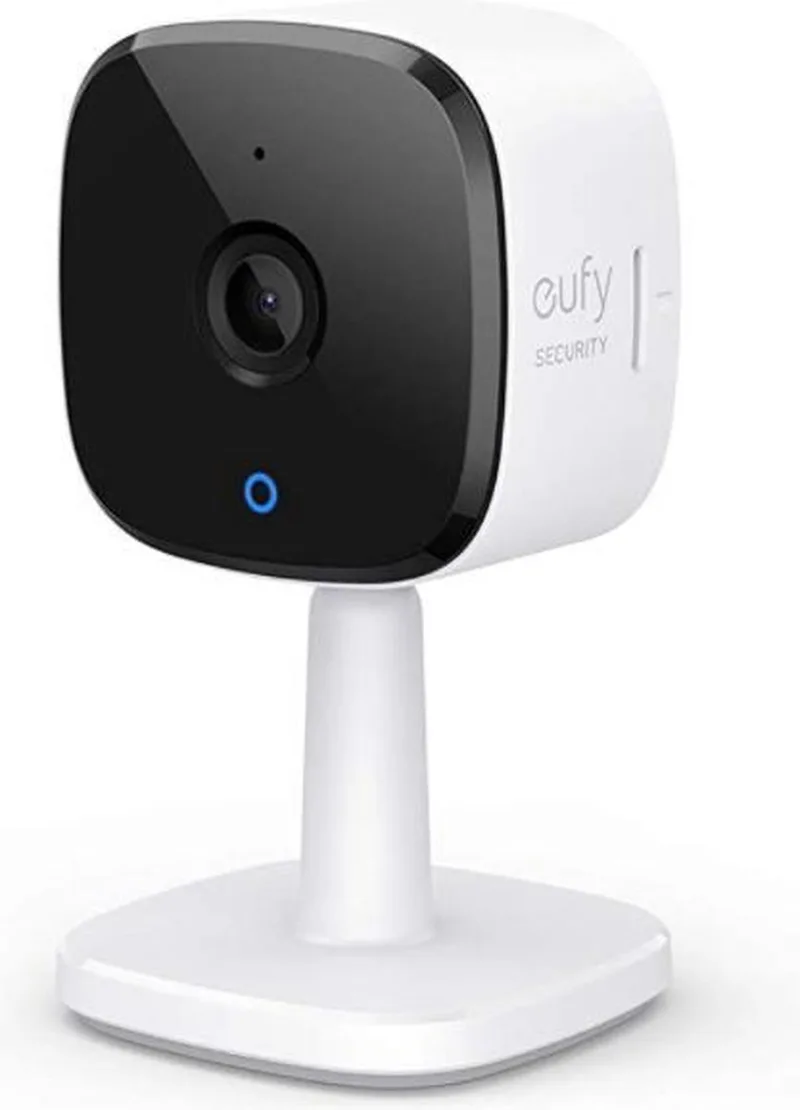 by Anker 2K Indoor bewakingscamera - IP-camera met WLAN - Persoonsherkenning - Spraakassisten - Nachtzicht - Dubbelzijdige audiofunctie - Beveiligingscamera voor binnen by eufy in White – product photo