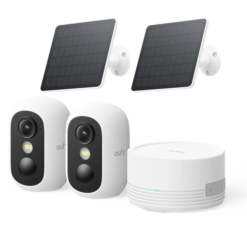 C35 2-Cam Kit + 3W Solar Panel de eufy – photo produit
