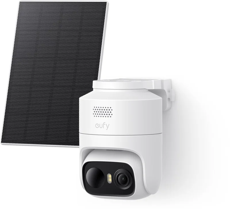 C37 Turret IP-beveiligingscamera Buiten 2304 x 1296 Pixels Plafond de eufy en Blanc, Noir – photo produit