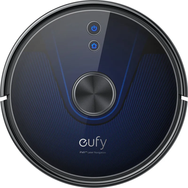 Clean RoboVac L35 Hybrid - Robotstofzuiger en dweil - 3.200 Pa - lasernavigatie - Multi Floor Mapping von eufy in Schwarz – Produktfoto