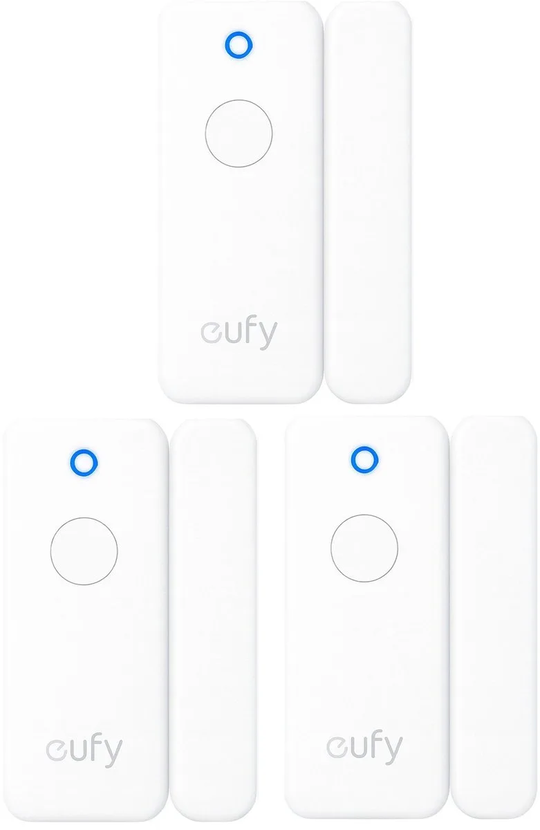 Entry Sensor E20 3 - Pack – Geavanceerde Editie, Batterij gaat tot 5 jaar mee van eufy in 3*wit – productfoto