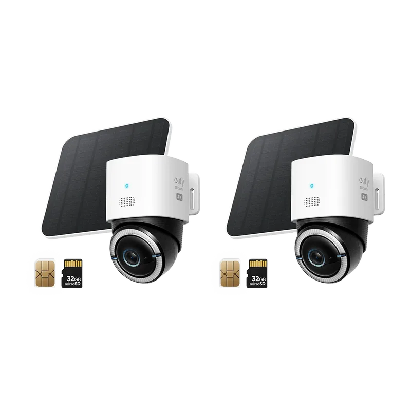 eufy 4G LTE Cam S330 (2 Packs) white de eufy – photo produit