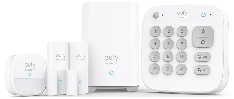 Eufy 5-Piece Alarm Kit - Compleet Beveiligingssysteem - Keypad - Bewegingssensor - 2 Raam-/deursensoren de eufy en Blanc – photo produit 2 sur 2