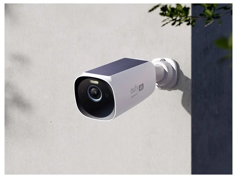 eufyCam 3 Uitbreidingscamera - Add on - Draadloze 4K Beveiligingscamera met Geïntegreerd Zonnepaneel - Nachtzicht - AI Bewegingsdetectie - Tweeweg Audio - IP67 Weerbestendig - Geen Abonnementskosten van eufy in Wit – productfoto 2 van 2