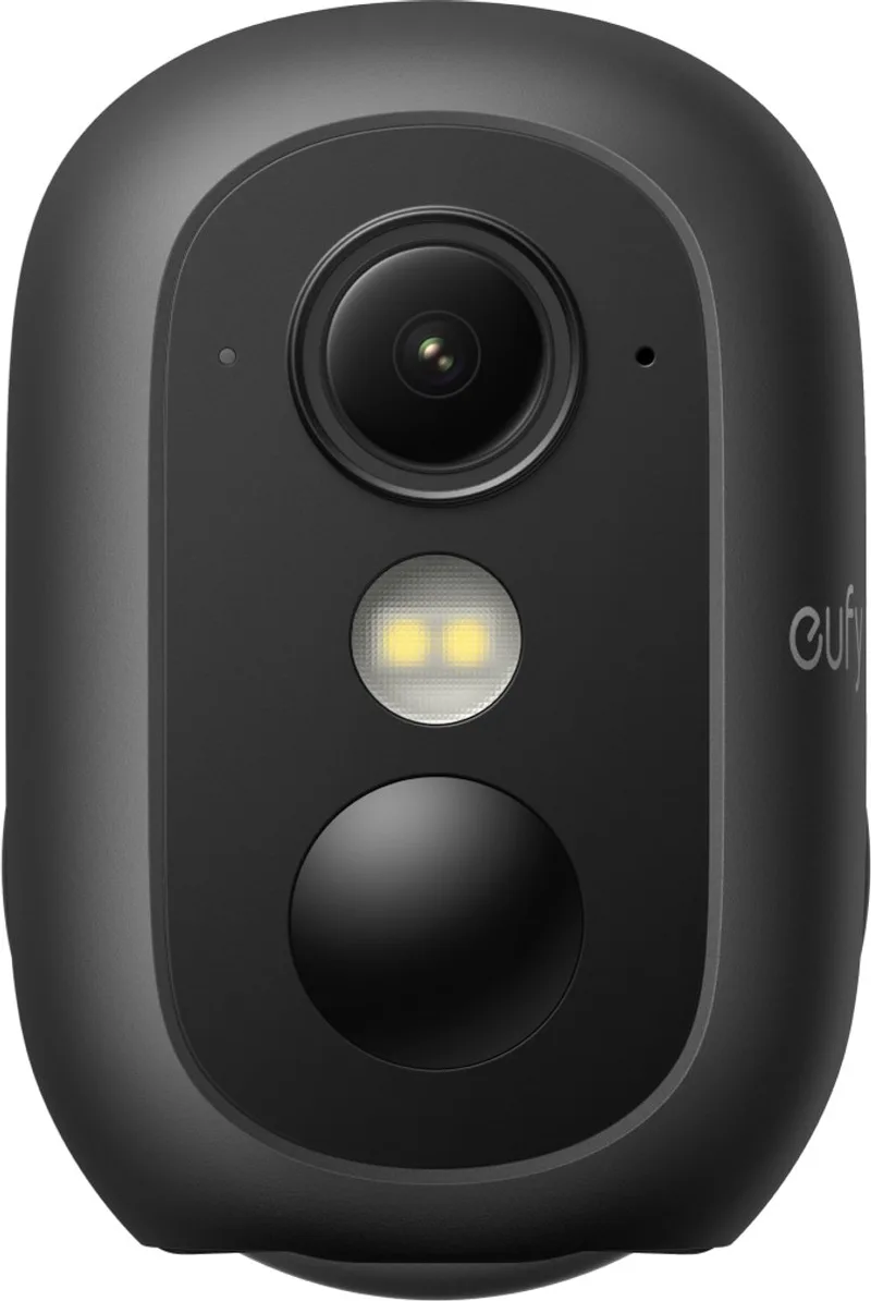 eufyCam C35 - Draadloze Beveiligingscamera - Voor Buiten en Binnen - Magnetische Bevestiging - Kleurennachtzicht - Lokale Opslag - Geen Maandelijkse Kosten - IP67 - Gezichtsherkenning van eufy in Zwart – productfoto