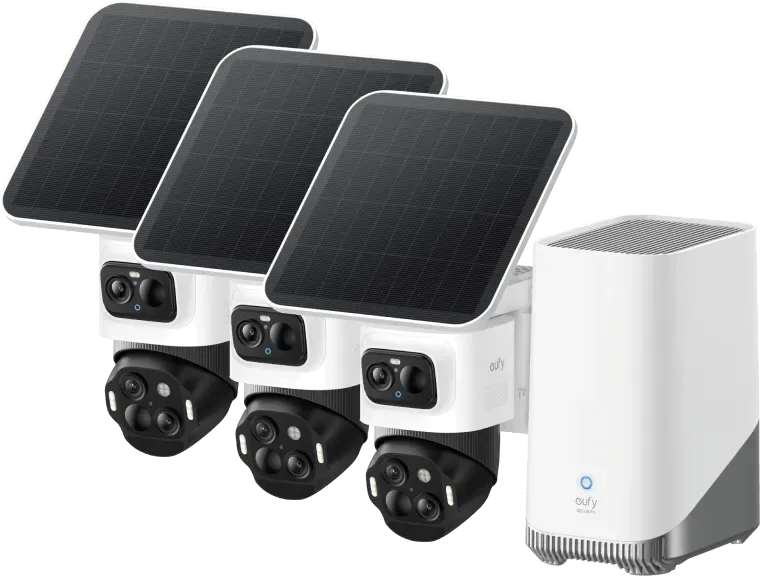 eufyCam S4 3-Pack + HomeBase 3 från eufy – produktbild