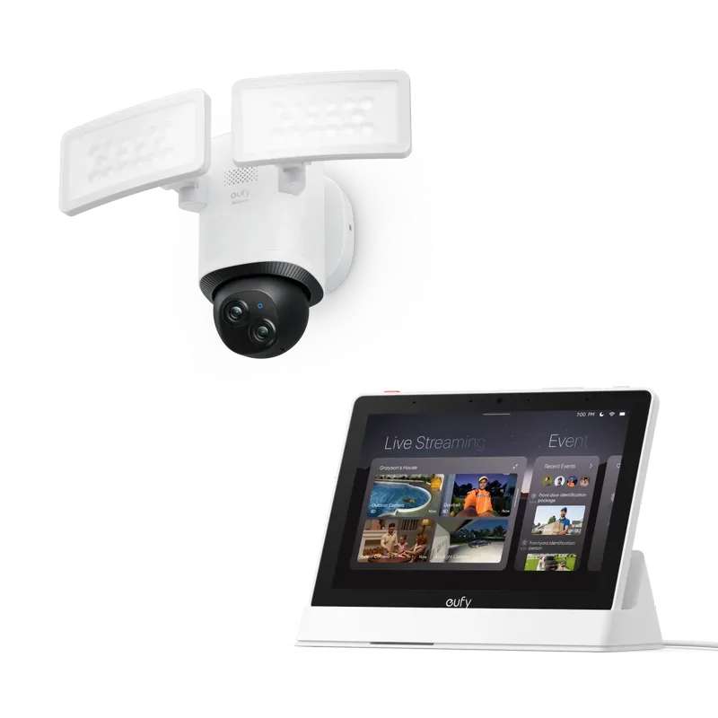 Floodlight Camera E340+ eufy Smart Display E10 de eufy – photo produit