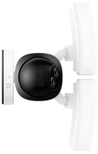Floodlight Camera E340 - Floodlight Cam - 360° Pan & Tilt - 3K-resolutie - 2000 Lumen - AI-bewegingsdetectie - 24/7 opname - Dual-band Wi-Fi - IP65 waterdicht van eufy in Zwart, Wit – productfoto 2 van 2