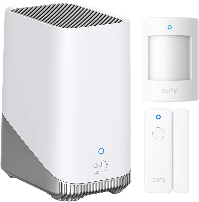 HomeBase 3 S380 basissysteem + E20 raam/deur sensors + E20 bewegingsmelder - Alarm Bundel van eufy in Wit – productfoto