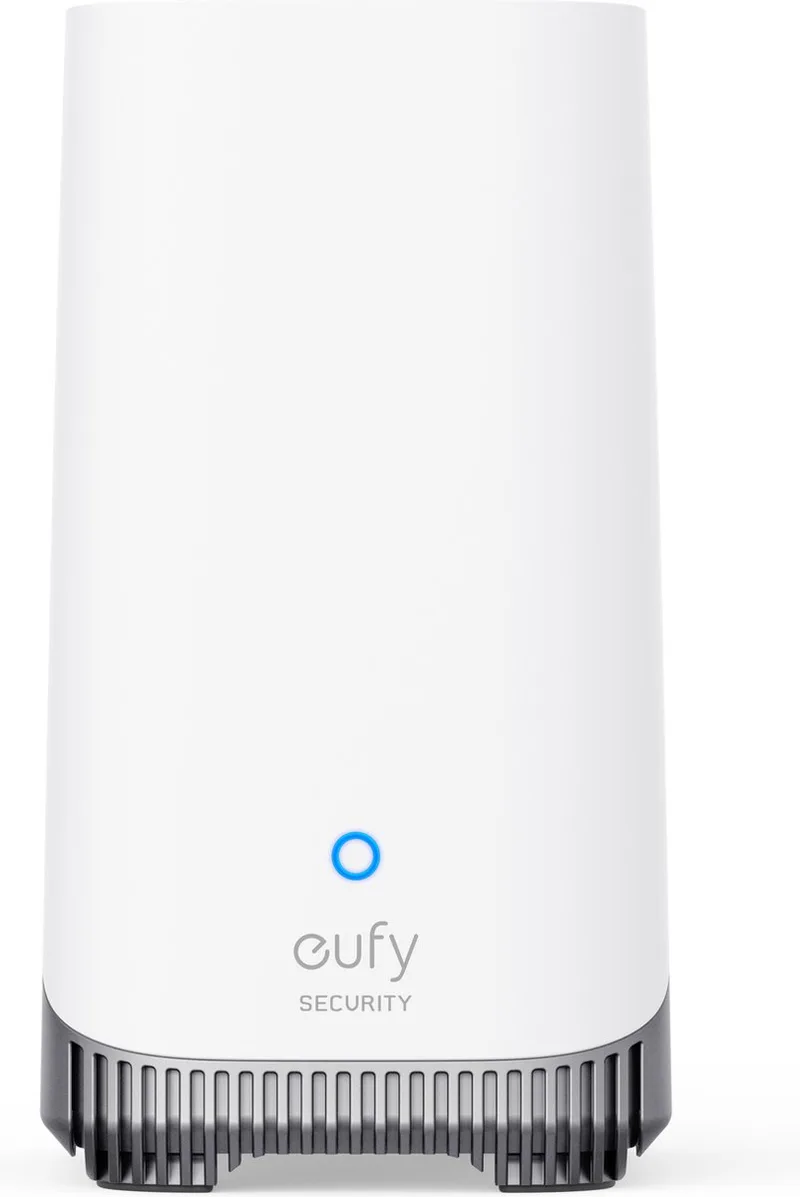 HomeBase 3 S380 basissysteem - Homebase - 16 GB opslag - Uitbreidbaar tot 16 TB - Gezichtsherkenning met BionicMind™ - Ondersteunt tot 16 camera's en 34 sensoren van eufy in Wit – productfoto