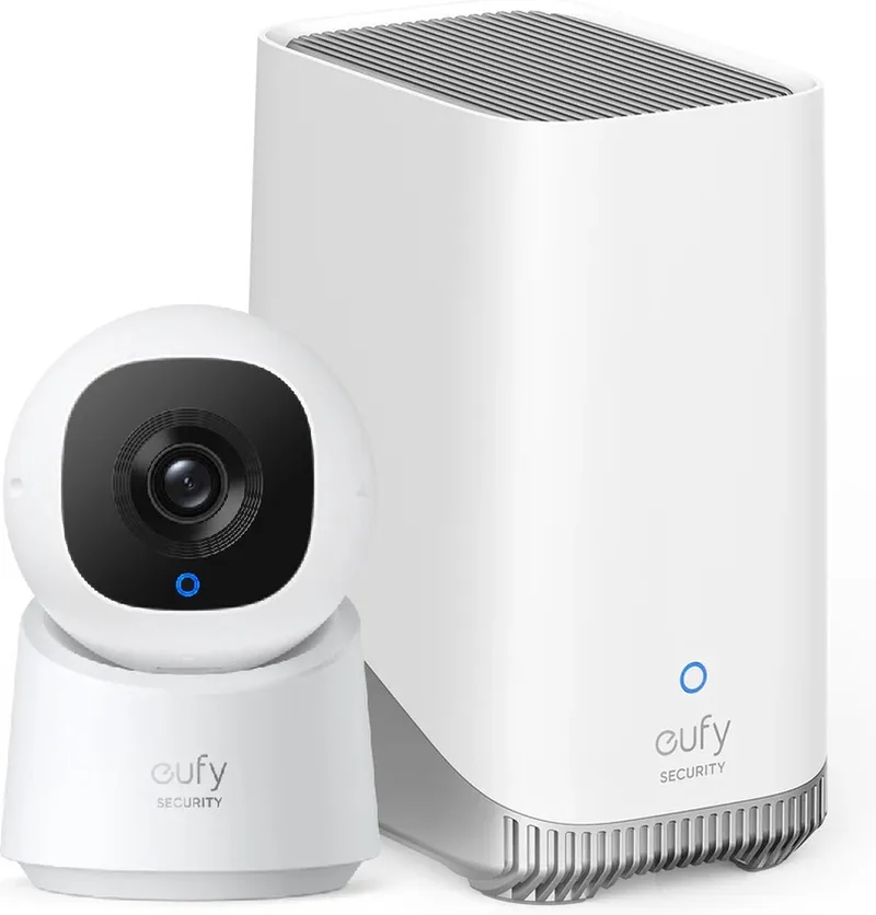 HomeBase 3 S380 + eufy Indoor Cam C220 - Bundelvoordeel de eufy en White C220 – photo produit