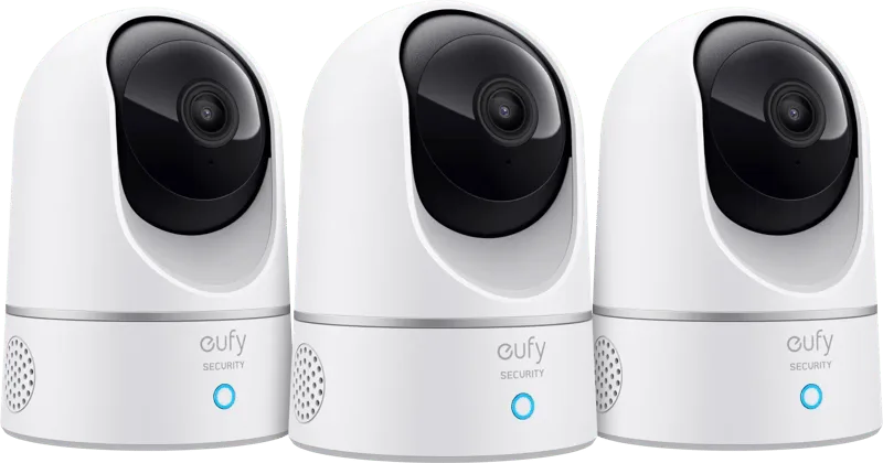 Indoor Cam 2K Pan & Tilt 3-Pack by eufy – product photo