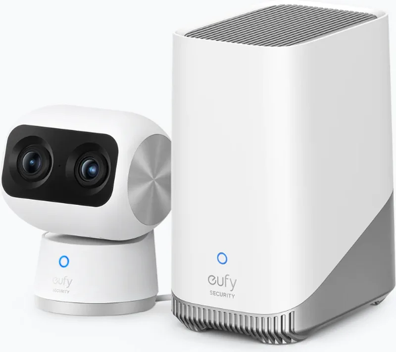 Indoor Cam 4K dubbele camera met AI + HomeBase 3 - Bundelvoordeel de eufy en S350 – photo produit