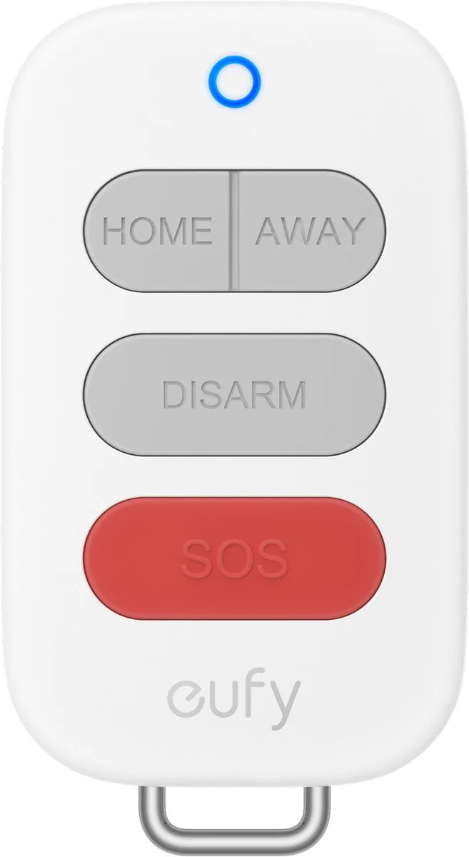 Key Fob E10 - Snel In- en Uitschakelen - Weerbestendig en Duurzaam - Veelzijdige Draagopties - Compatibel met HomeBase Professional de eufy en Blanc – photo produit