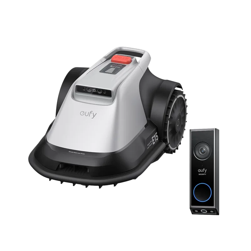 Robot Lawn Mower E15 + Video Doorbell E340 Gray de eufy – photo produit