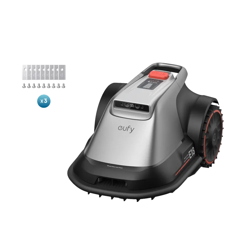 Robot Lawn Mower E18 + Blade Set Gray de eufy – photo produit