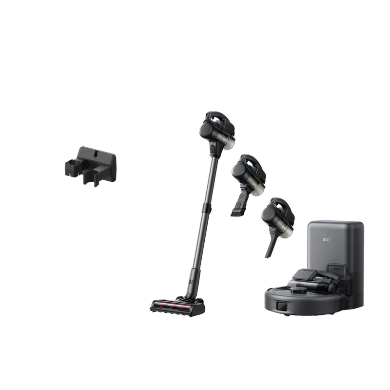 Robot Vacuum 3-in-1 E20 + Wall Mounted Bracket black von eufy – Produktfoto