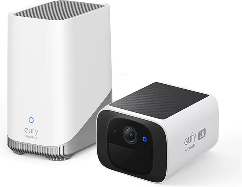 S220 SoloCam + HomeBase 3 S380 - Bundelvoordeel van eufy in Wit – productfoto