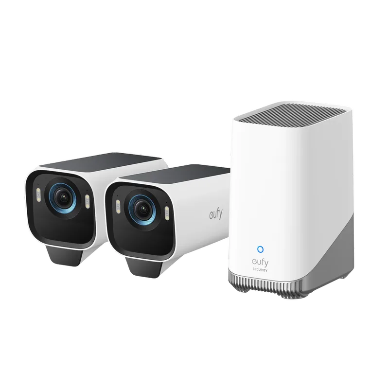 S3 Pro 2-Cam Kit white de eufy – photo produit