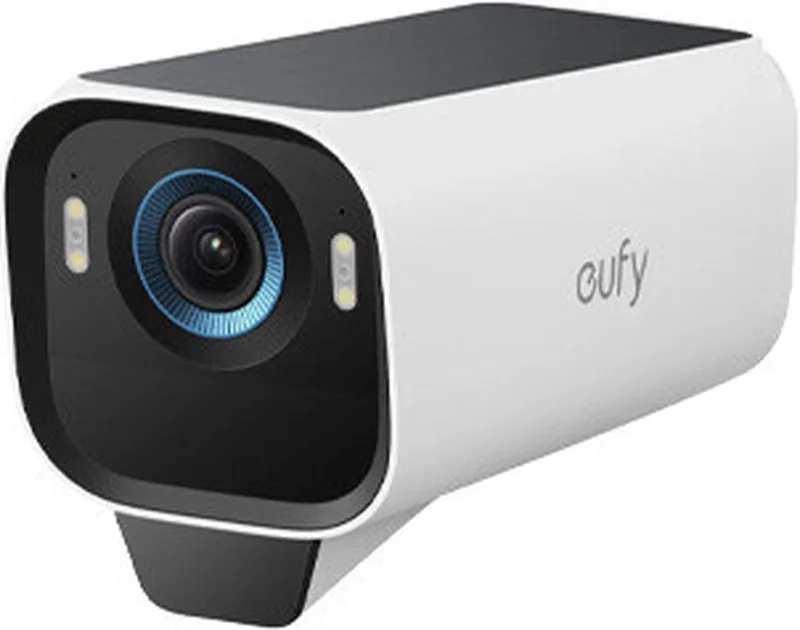 S3 Pro Buitencamera - Add-on - Outdoorcam - 4K Ultra HD-resolutie - MaxColor Vision™ technologie - Zonne-energie met SolarPlus™ 2.0 - Compatibel met Apple HomeKit, Alexa en Google Assistant by eufy in White – product photo