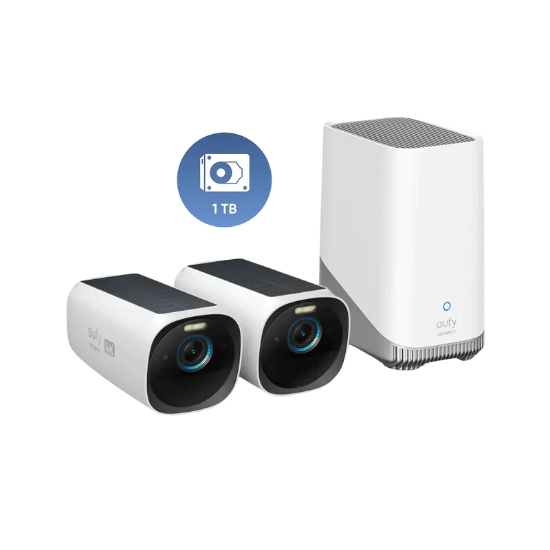 S330 (eufyCam 3) + 1 TB Hard Drive White de eufy – photo produit