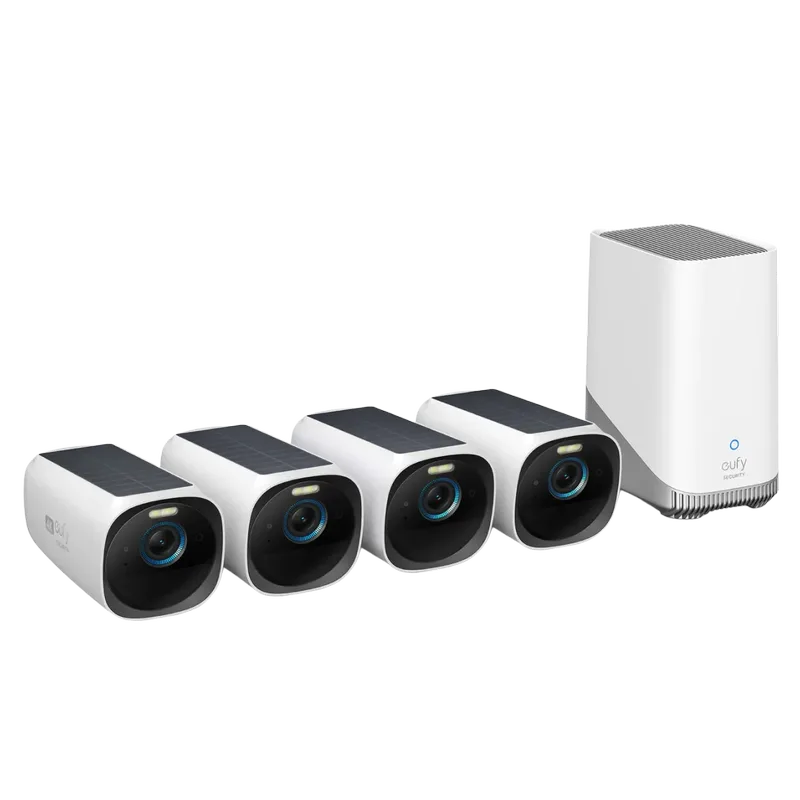 S330 (eufyCam 3) 4-Cam Kit White von eufy – Produktfoto
