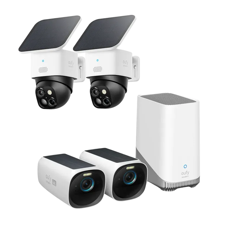 S330 (eufyCam 3) + SoloCam S340 (2-Pack) bundle de eufy – photo produit