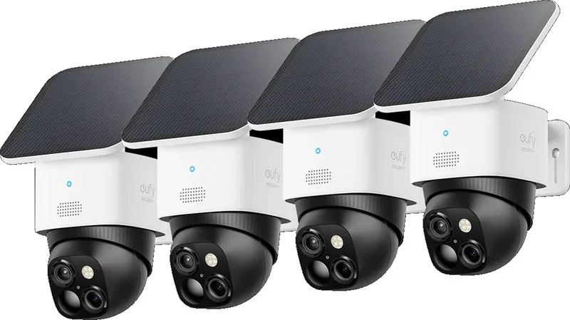 S340 SoloCam - 360° buitencamera 4 PACK- Bundel voordeel by eufy in White – product photo
