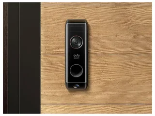Security 2K HD Video Deurbel Dual 2 Pro - Twee Camera's - Pakketdetectie - Gezichtsherkenning - Batterijgevoed - UITBREIDING - Werkt enkel met Homebase 2 of 3 van eufy in Zwart – productfoto 2 van 2