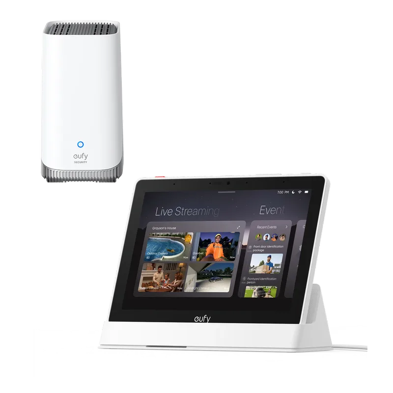 Smart Display E10 + HomeBase S380 de eufy – photo produit