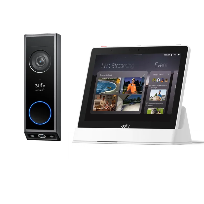 Smart Display E10 + Video Doorbell E340 de eufy – photo produit