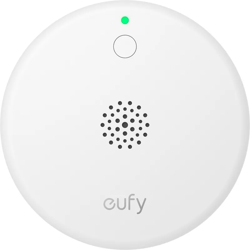 Smoke Sensor E10 - Accurate Fire Alerts - Ultra-Compact 70mm Design - Extended 5 Year Battery Life - Long Communication Range - Currently compatible with Homebase 3 and Homebase Pro van eufy in Wit – productfoto