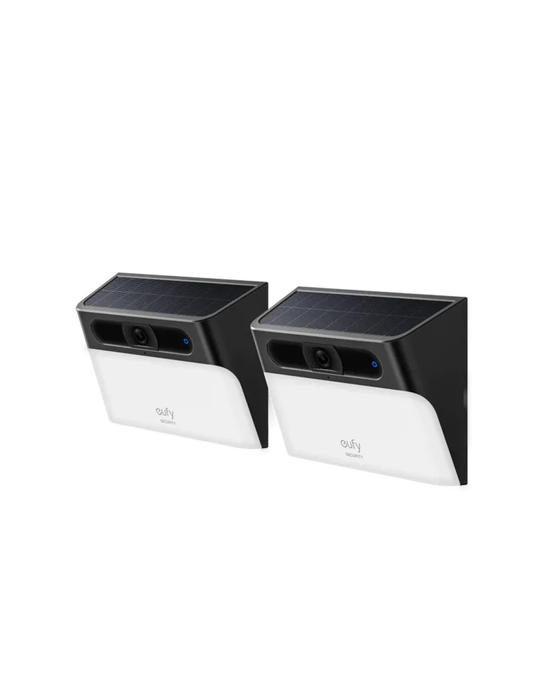 Solar Wall Light Cam S120 (2-Cam Pack) Black de eufy – photo produit